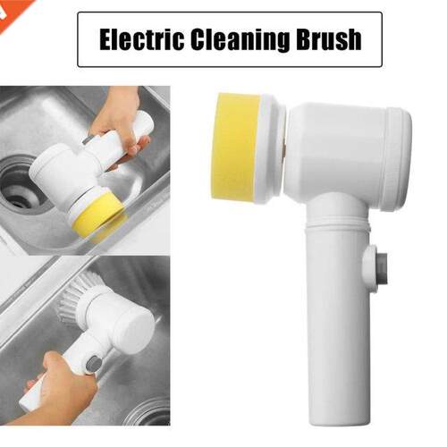 Handheld Electric Cleaning Brush for Bathroom Toilet and Tub