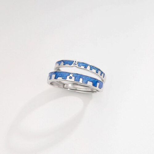 Starry Night Sky City In Loving Memory Gifts 925 Sterling Si
