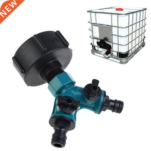 Y Shaped Quick Valved Connector IBC Tank Adapter Tap Connect