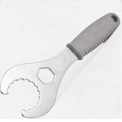 Hollow bottom bracket wrench one tooth plate removal tool mo