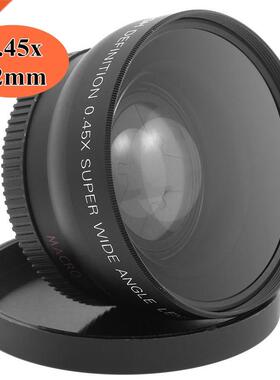 52MM 0.45x Wide Angle Macro Lens High Resolution Wide Deluxe