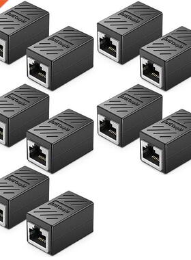 RJ45 Coupler Ethernet Cable Coupler LAN Connector Cat7/Cat6