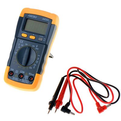 Premium LCD Digital Multimeter With Backlight Ohm Multi Test