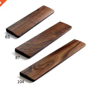 Walnut Wooden Mechanical Keyboard Wrist Rest with Anti-Slip