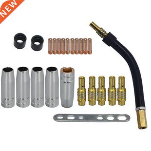 24Pcs 15AK Binzel Torch Consumables Electrode and Shield Cup