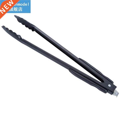 1pc Cooking Tongs Non-Slip Non-Stick Stainless Steel Kitchen