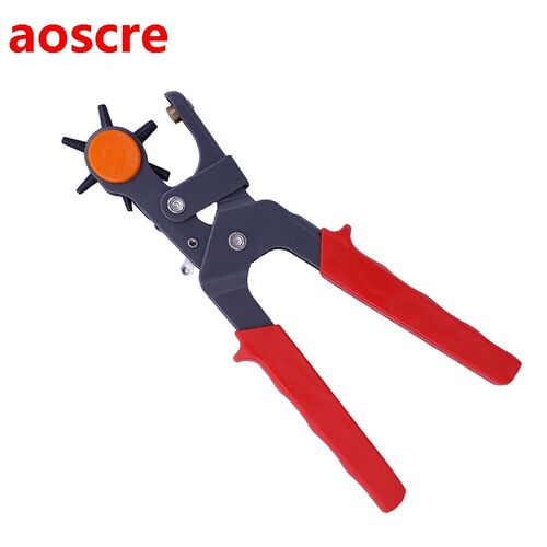 Revolving Punch Plier Kit Hole Punch Leather Belt Hole Punch