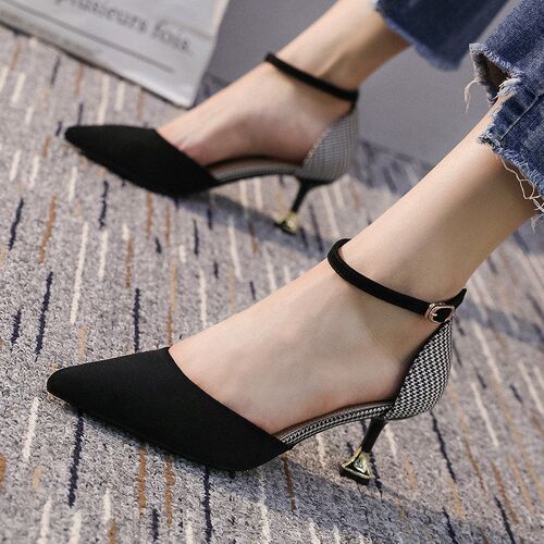 Marlisasa Vrouwen Hoge Hakken Women Pointed Toe Silver Comfo