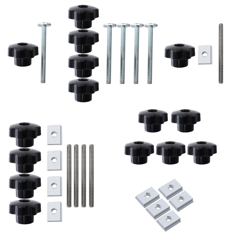 Handle T-slot Slider Miter T-track Jig Screw Fixture Table