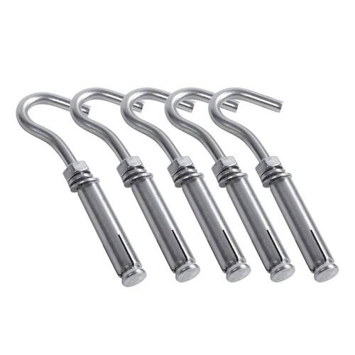 Pack of 5 M6 304 Stainless Steel Expansion Screw Open Cup Ho