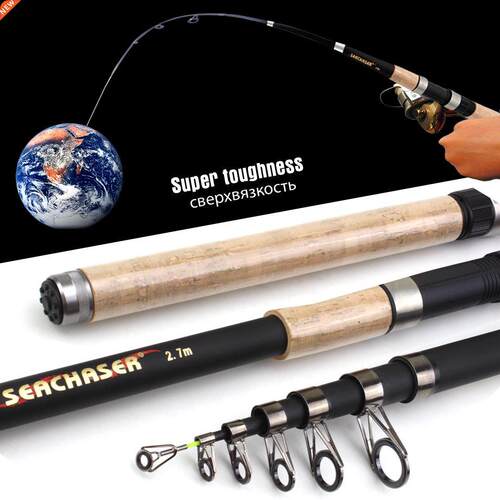 Promotion! 3.0m 3.6m 4.5m Telescopic Fishing Rod carbon wood