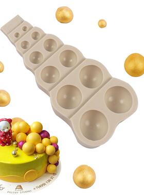 Silicone Cake Molds Semicircle Pearl Ball Shape DIY Baking T