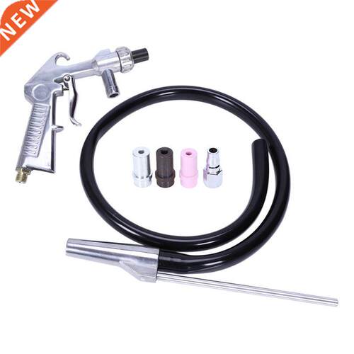 Ar Sandblaster Sandblastng Blast Gun+Nozzles+Connector+Tub