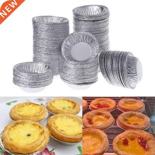 Hot Sell 250pcs Disposable Aluminum Foil Baking Egg Tart Pan