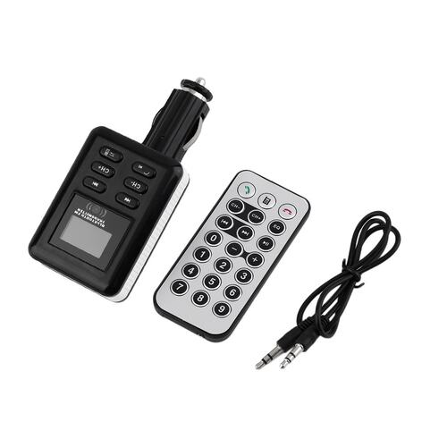 Car FM Transmitter with Car Charger+Remote Controller +Audio