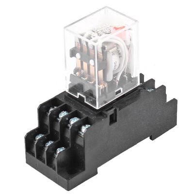DC 24V Coil Volt 4PDT 14 Pin Terminal ElectroRelay HH54P
