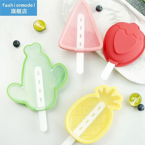 1pc Ice Cream Mold Non-Stick Ice Pop Maker Fruit Shape Popsi