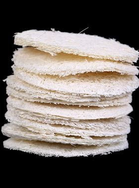 10PCS Natural Loofah Sponge Bath Rub Exfoliate Bath Glove Ov