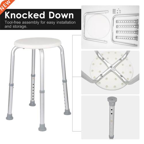 Non-slp Bath Safety Seat Bathroom And Shower Char Padded S