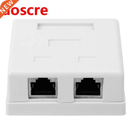 Double-Port Network Box Desktop Cat.6 Cologne-6 Shielded RJ4