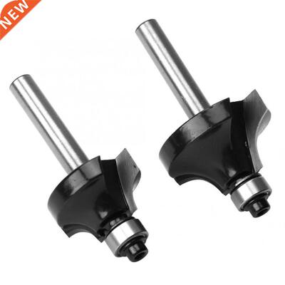 cnc end mill 2pcs 1/4 Inch Shank Round Over Router Bit Doubl
