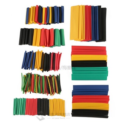 *328Pcs Heat Shrink Tubing Polyolefin Assorted Insulation Sh