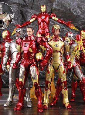 ZD Toys Marvel Iron Man MK1 MK2 MK3 MK4 MK5 MK6 MK7 MK42 MK4