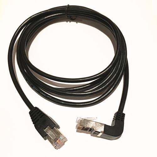 Cat5 45 Down Angle Cable, 5m 45 Male to Down ward Male 9