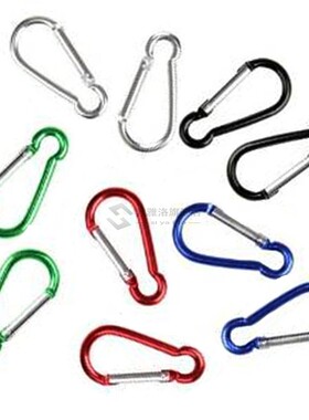 10 Pcs multi color Metal Aluminum Climbing Carabiner Hook S