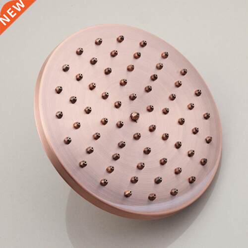 Antque Red Copper 8 nch Round Ranfall Shower Head & Hand