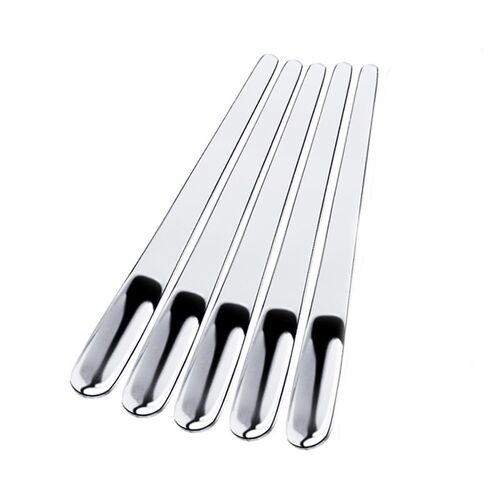 QueenTime Coffee Spoon Stainless Steel Flat Spoon For Desser