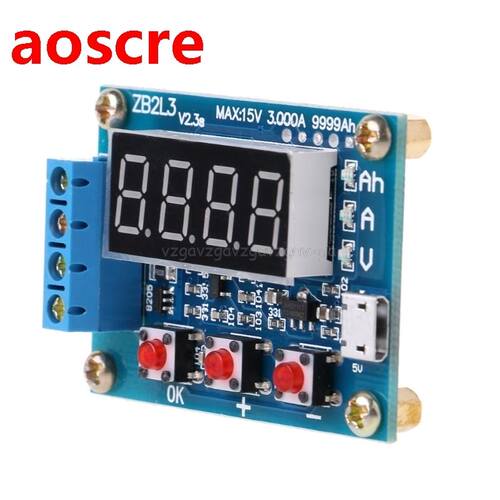 ZB2L3 Li-ion Lithium Lead-acid Battery Capacity Meter Discha