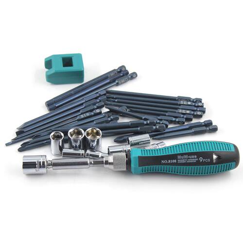 6pcs Magnetic Socket Screwdriver Bits Magnetizer Demagnetiz