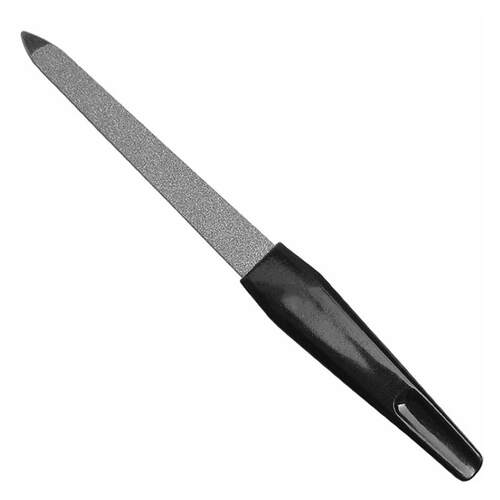 Plastic Handle Metal Double Sided Nail Files Pro Nail File