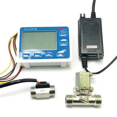 Quantitative Controller ZJ-LCD-M Meter+1/2Inch Flow Sensor +