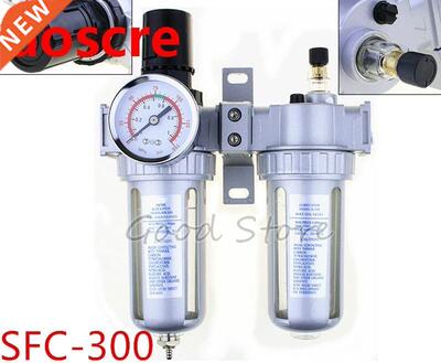 1PCS SFC-300 3/8'' Two Units Air Filter Regulator Lu