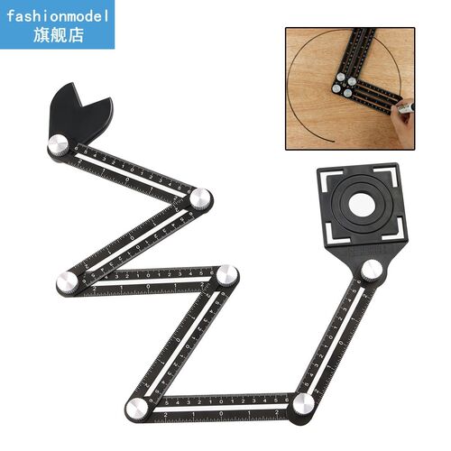 Six Fold Measuring Tool Angle Ruler Drilling Aluminum Alloy