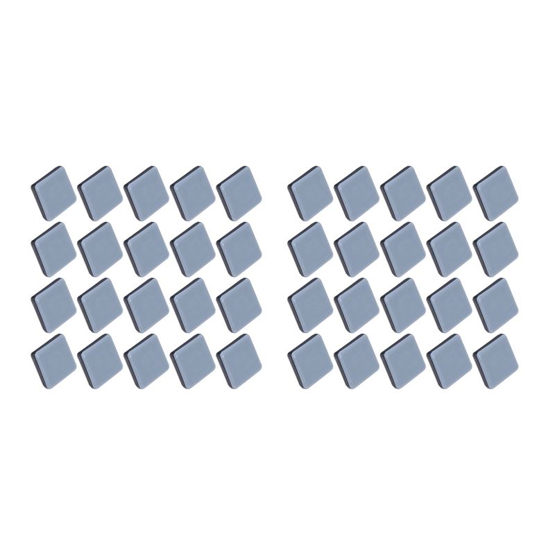 40Pcs Chair Glides Furniture Sliders PTFE Easy Moving Pads S