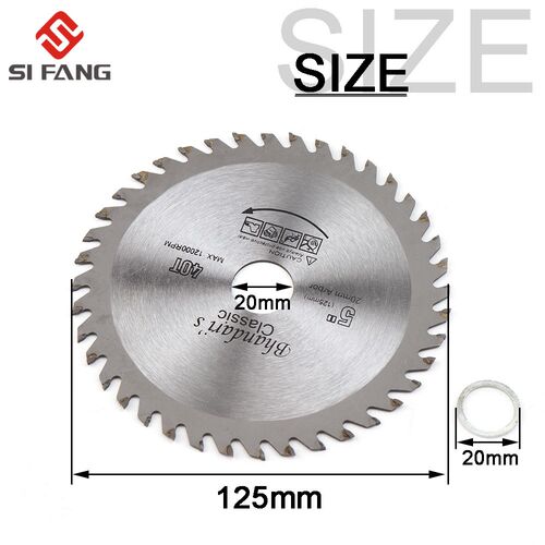 125mm 5inch  Saw blade carbide tipped wood cutting disc for