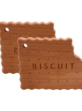 1pc Nursing Baby teether Teething Natural Wood Ring Organic