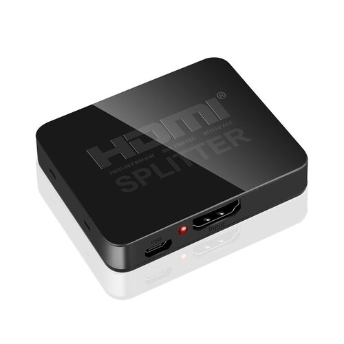 New HDMI 1 In 2 Out 1080p 4K 1x2 HDCP Stripper 3D Splitter P