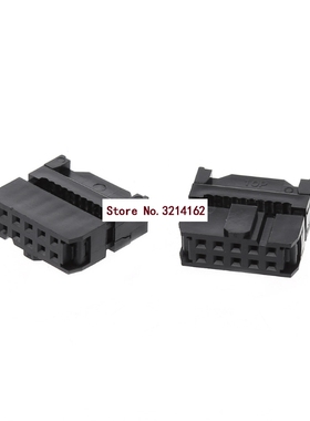 10Pcs FC-10P 2x5Pin Row Pitch 2.54mm IDC Socket Connector Fe