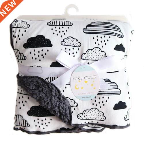 Baby Blanket New Brand Thicken Double Layer Coral Fleece Inf