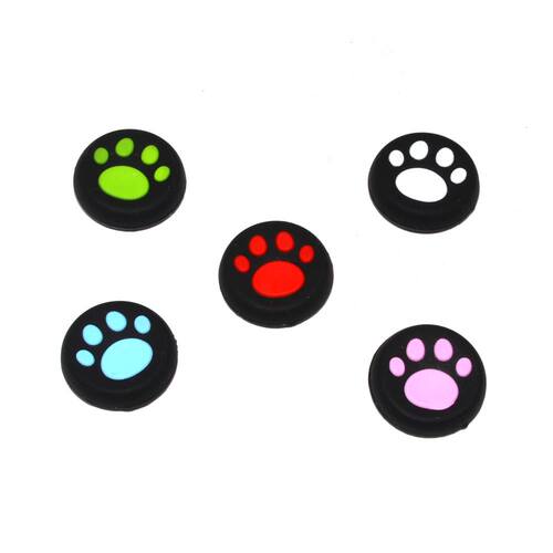 4PCS High quality Silicone Anglog joystick grip cap cover fo