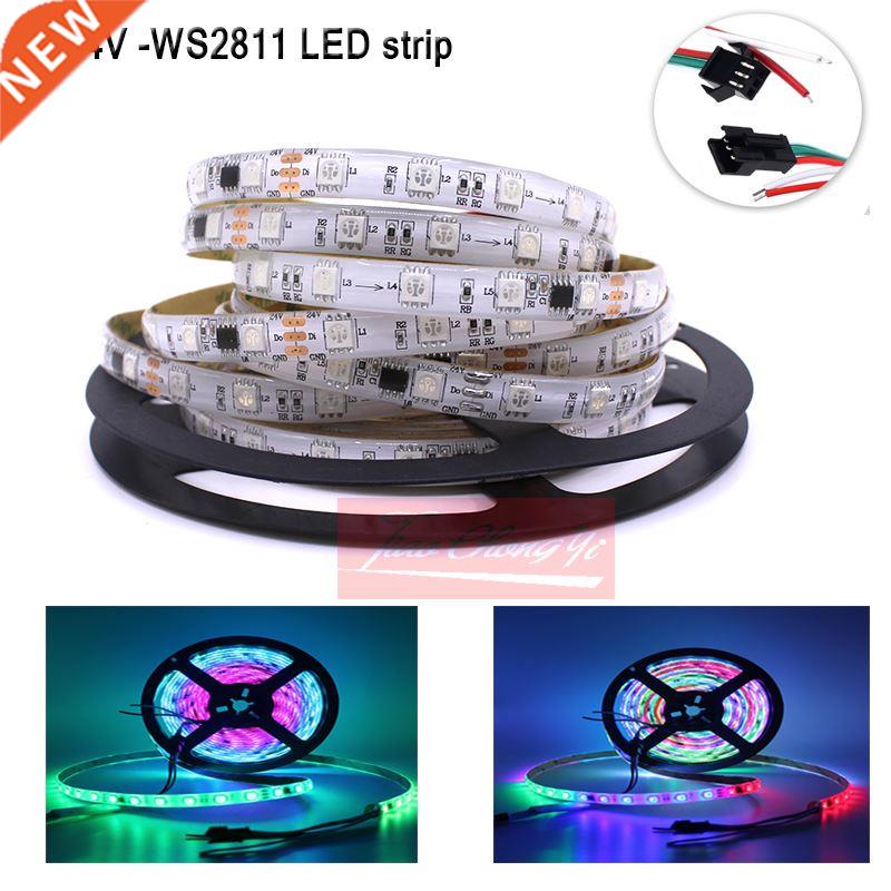 5M WS2811 60led/m DC24V LED strip Addressable Dream full col