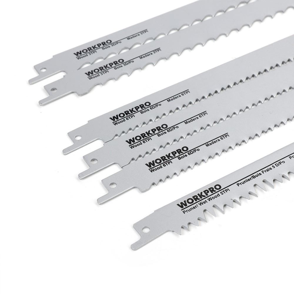 WORKPRO 32 PCS Saw Blades for Wood Metal Cutting Saw Blades