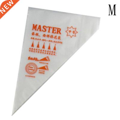 100Pcs Disposable Plastic Fondant Cake Pastry Bag Icing Pipi