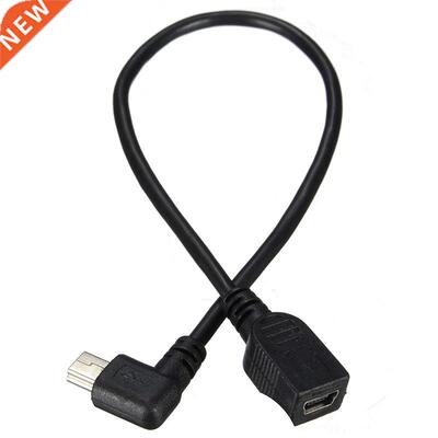 GPS Mini US 5Pin 90 Degree Left Angled Male to Female Exten