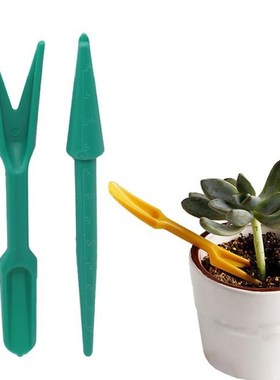 Plastic Shovel & Depth Ruler Greenhouse Garden Potted Plants