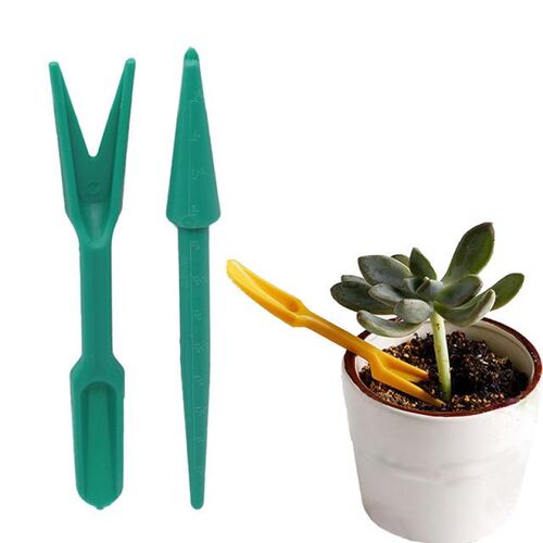 Plastic Shovel & Depth Ruler Greenhouse Garden Potted Plants